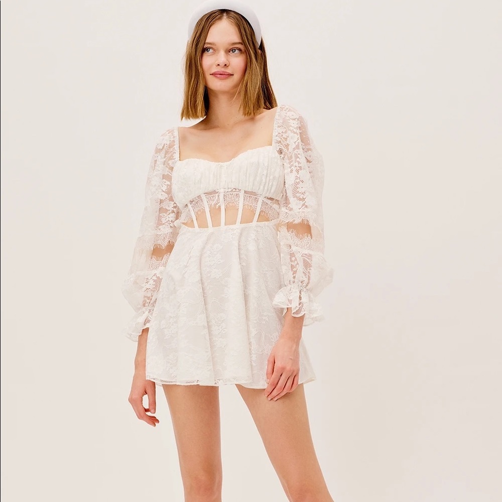 For Love & Lemons Rosalie Swing Dress